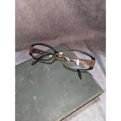 Ellen Tracy Grenada Brown Rectangular Eyeglass Frames
