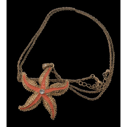 Mermaidcore Beachy Starfish Pendant Necklace