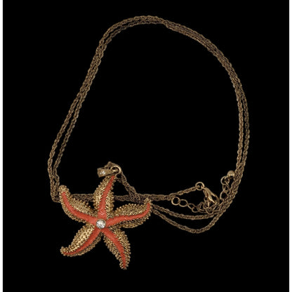 Mermaidcore Beachy Starfish Pendant Necklace