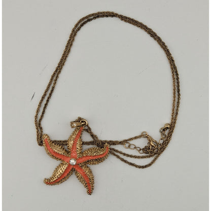 Mermaidcore Beachy Starfish Pendant Necklace