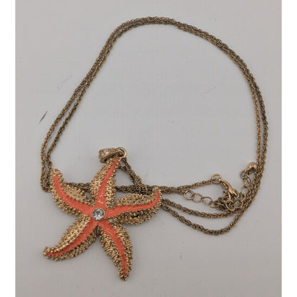 Mermaidcore Beachy Starfish Pendant Necklace