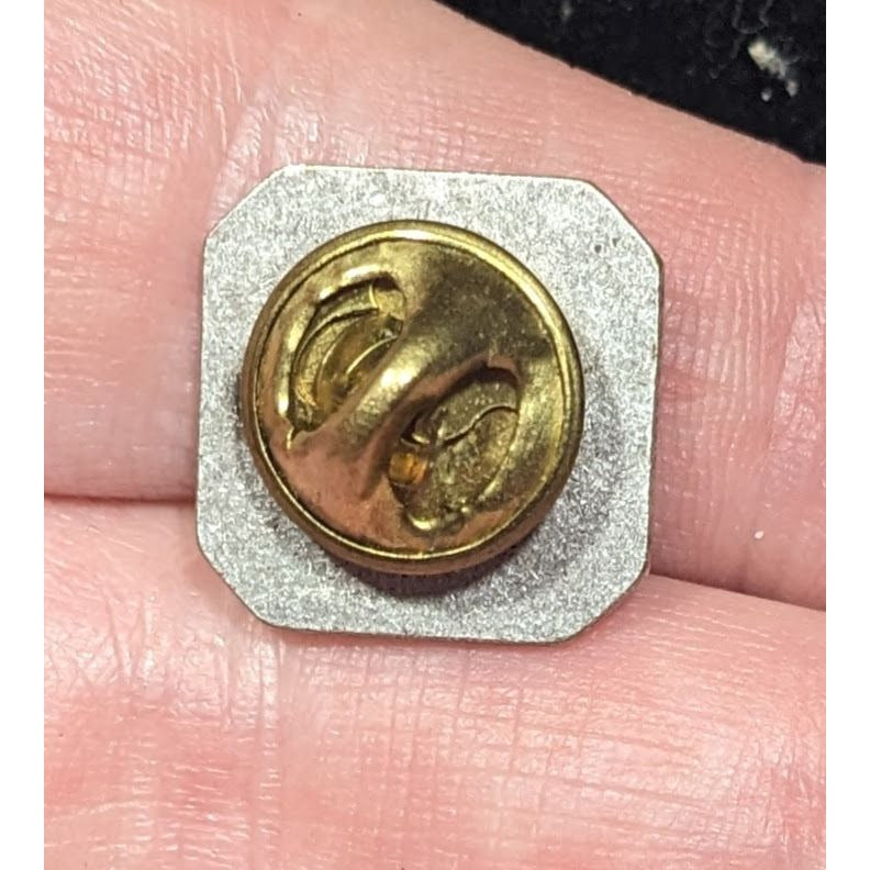 Vintage 4H Green And Silver Tone Clover Membership Lapel Pin