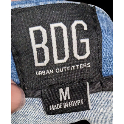 BDG Urban Outfitters Zip Front Stretch Denim Mini Skirt