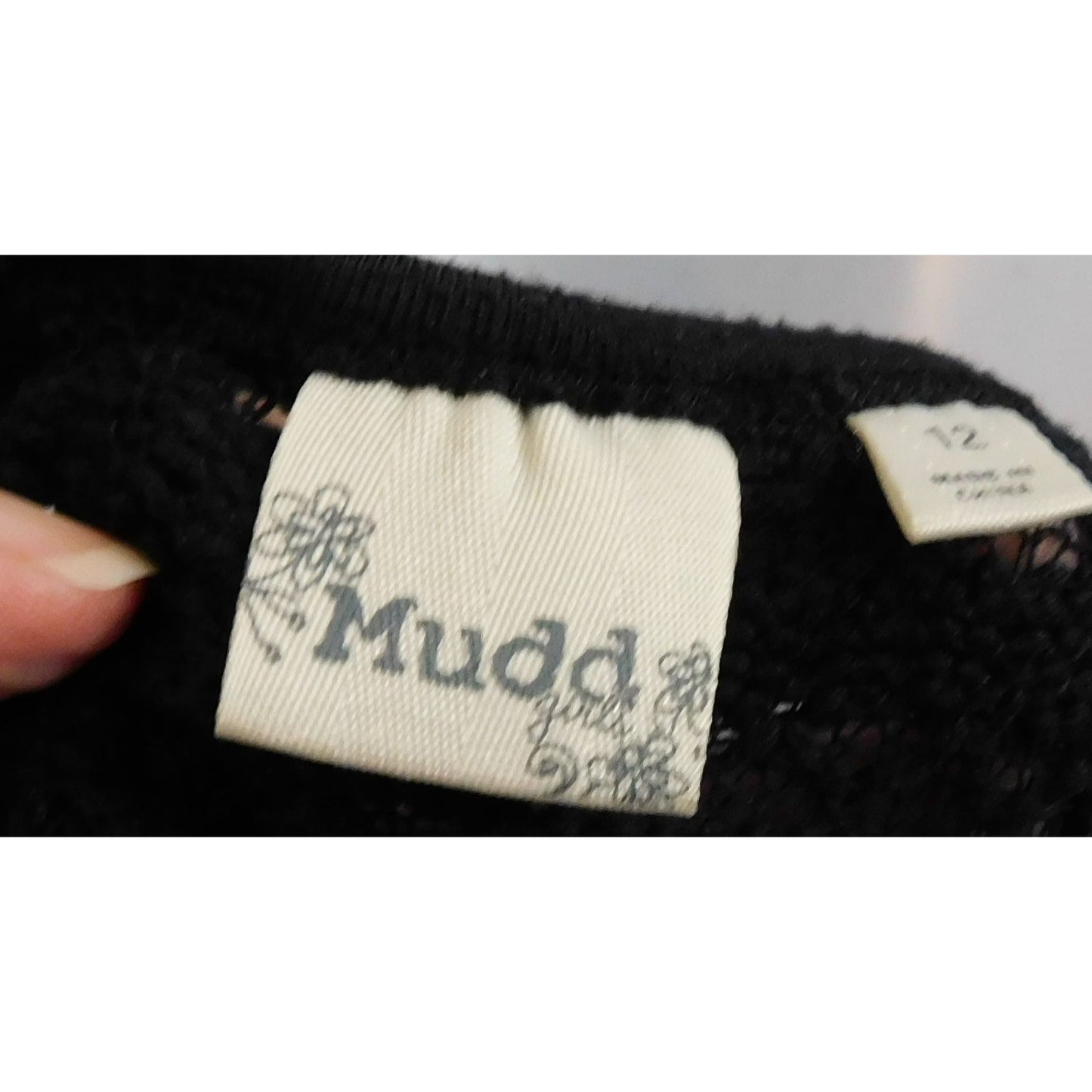 Mudd Sleeveless Handkerchief Hem Dress Southwestern Print White And Navy