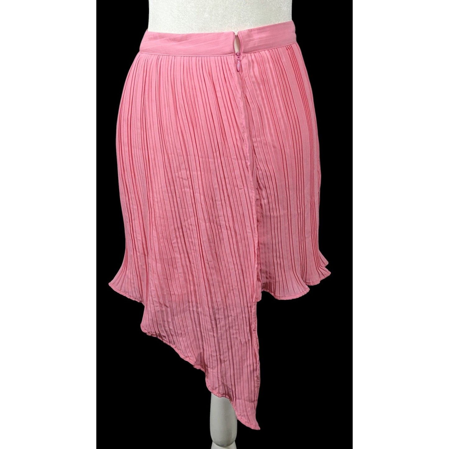 Song Of Style Asymmetrical Pink Pleated Skirt Size Small