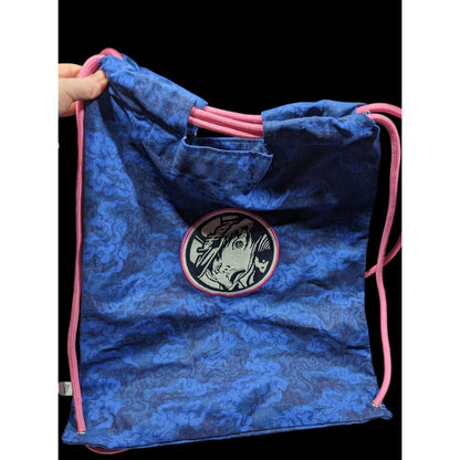 Albino & Preto x Jahan Full Blue Camo Cinch Backpack