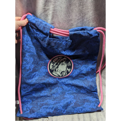 Albino & Preto x Jahan Full Blue Camo Cinch Backpack