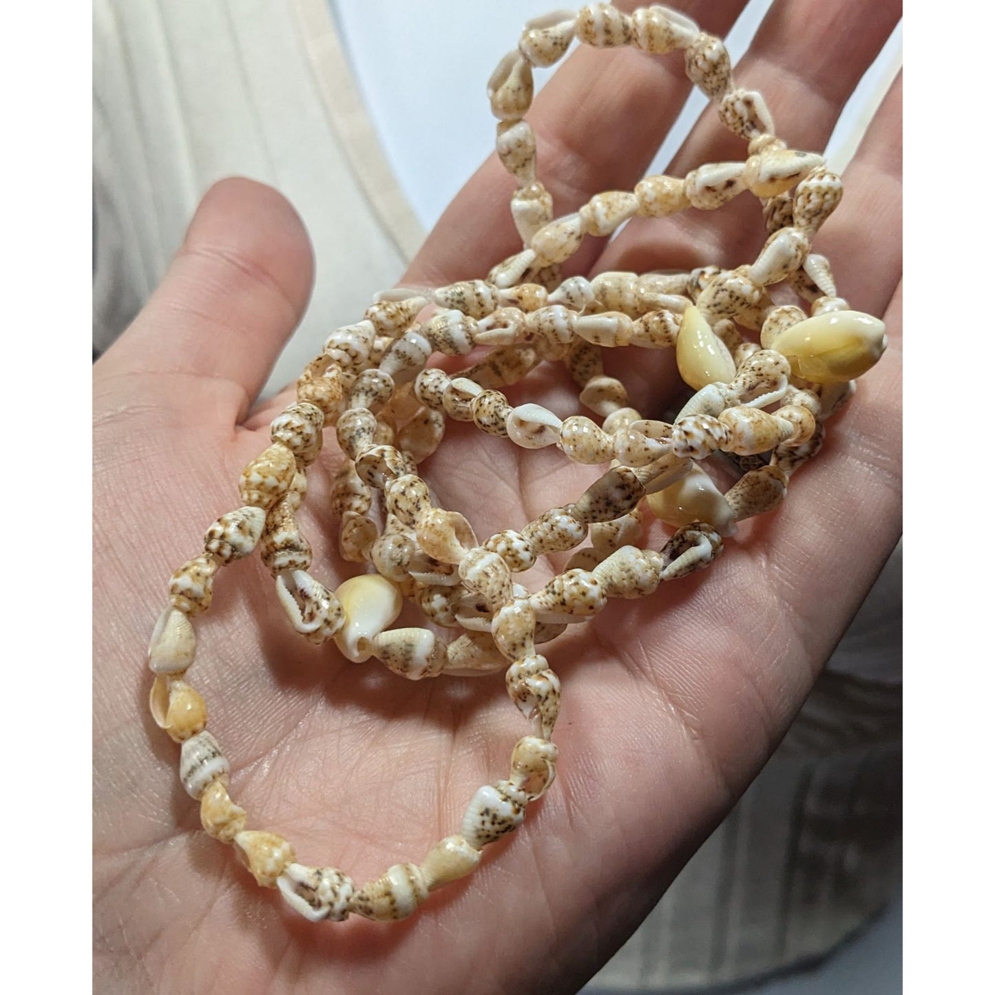 Summery Beach Mermaidcore Shell Beaded Necklace