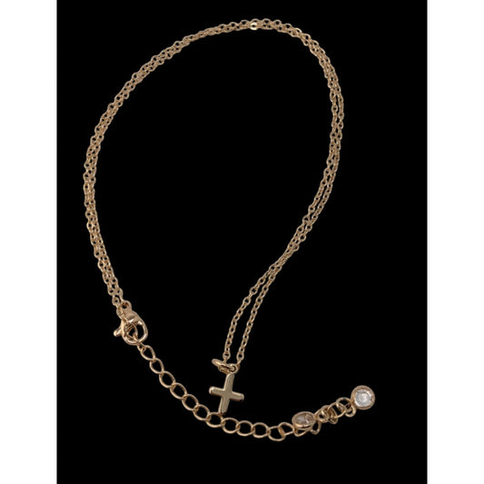 Dainty Cross Pendant Necklace Minimalist Religious Faith Jewelry Everyday Necklace