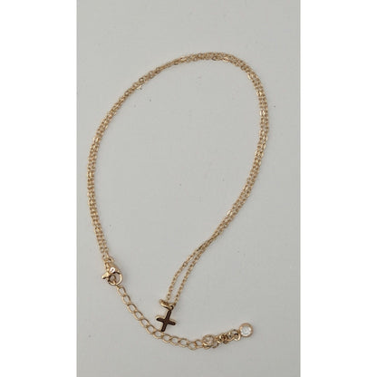 Dainty Cross Pendant Necklace Minimalist Religious Faith Jewelry Everyday Necklace