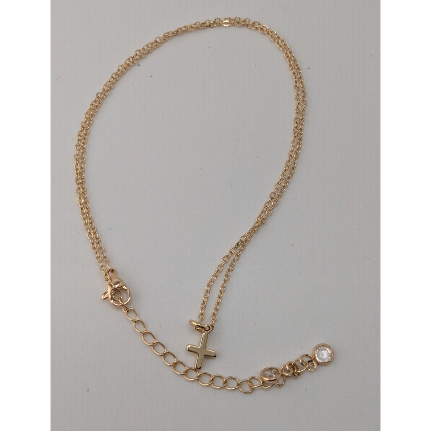 Dainty Cross Pendant Necklace Minimalist Religious Faith Jewelry Everyday Necklace