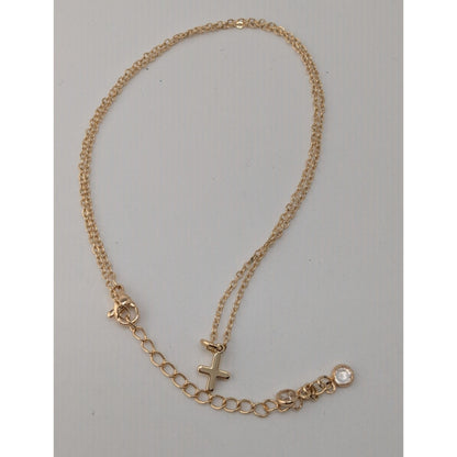 Dainty Cross Pendant Necklace Minimalist Religious Faith Jewelry Everyday Necklace
