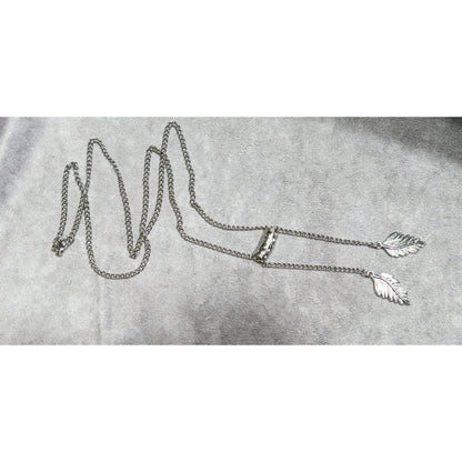 Elvish Fairycore Nature Themed Bolo Lariat Necklace