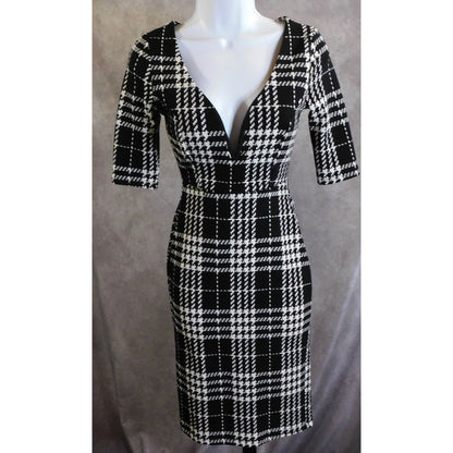 A'Gaci Black And White Fusion Dress NWT