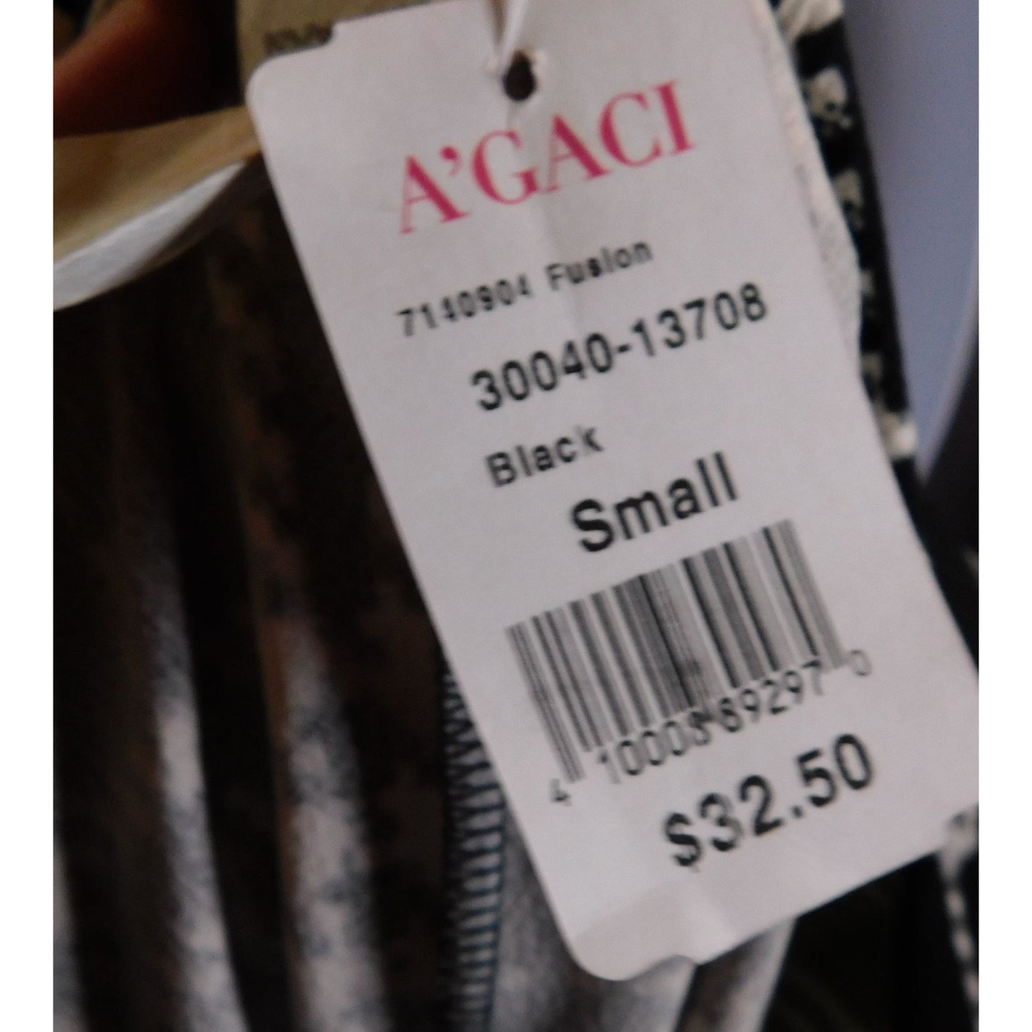 A'Gaci Black And White Fusion Dress NWT