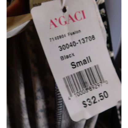 A'Gaci Black And White Fusion Dress NWT