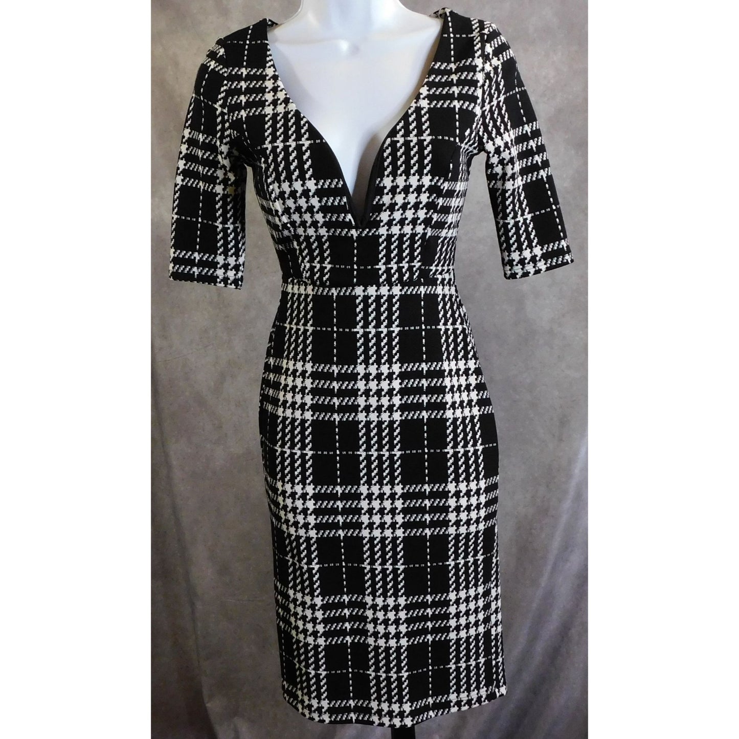 A'Gaci Black And White Fusion Dress NWT