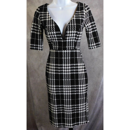 A'Gaci Black And White Fusion Dress NWT