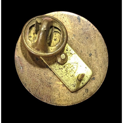 Vintage WWII Military Brass Hat/Lapel Badge With Great Seal Of The United States Design