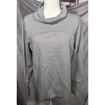 Avia Athleisure Grey Cowl Neck Long Sleeve Top