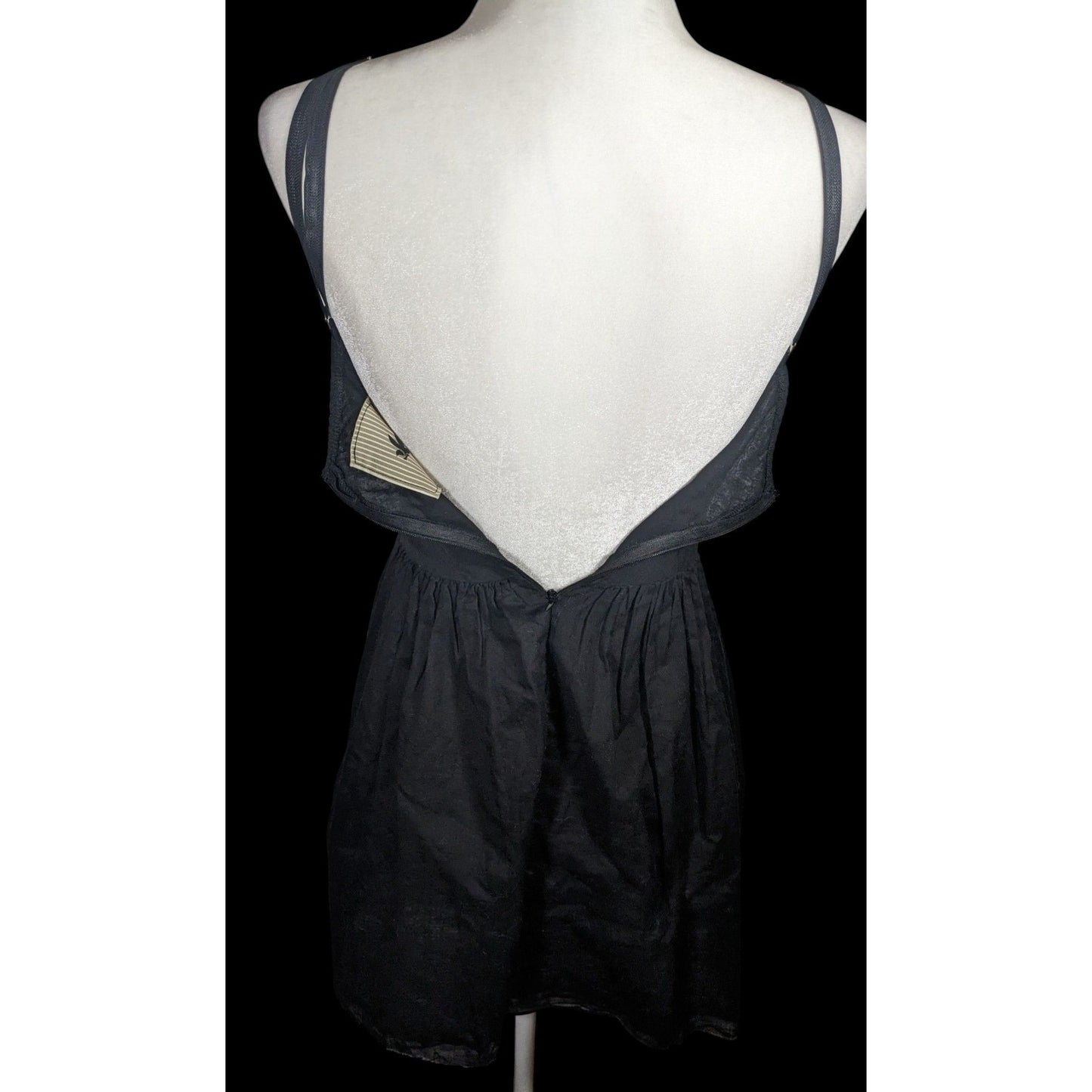 One Teaspoon by Free People Black And Gold Beaded Mini Dress