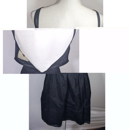 One Teaspoon by Free People Black And Gold Beaded Mini Dress