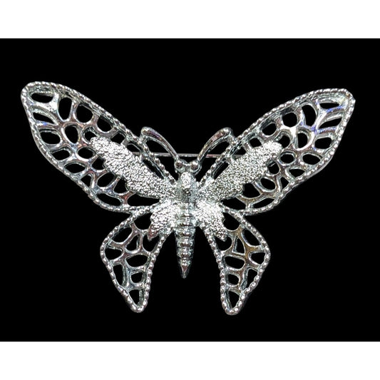 Vintage Sarah Coventry Filigree Butterfly Brooch