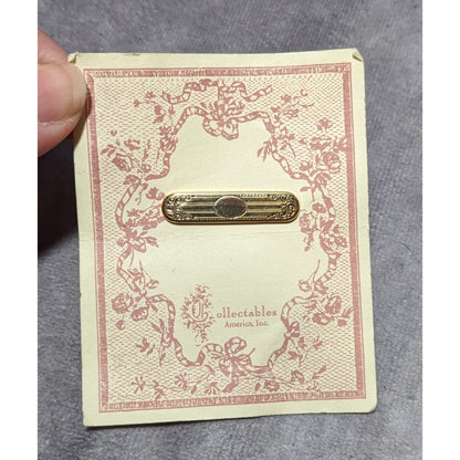 Collectibles America Gold Tone Engravable Baby Pin