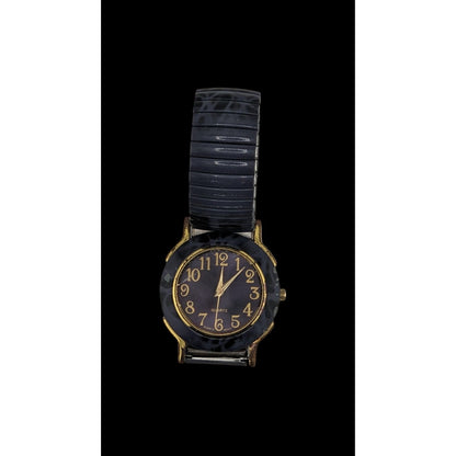 Purple 90s Style Quartz Watch Missing Case Back