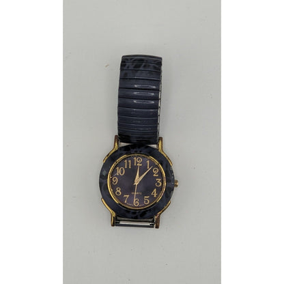 Purple 90s Style Quartz Watch Missing Case Back