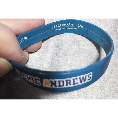 Retro Comic Archie Andrews Bioworld Blue Rubber Wristband Bracelet