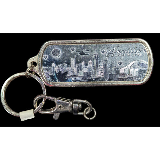 Seattle Shades Of Grey Souvenir Metal Keychain