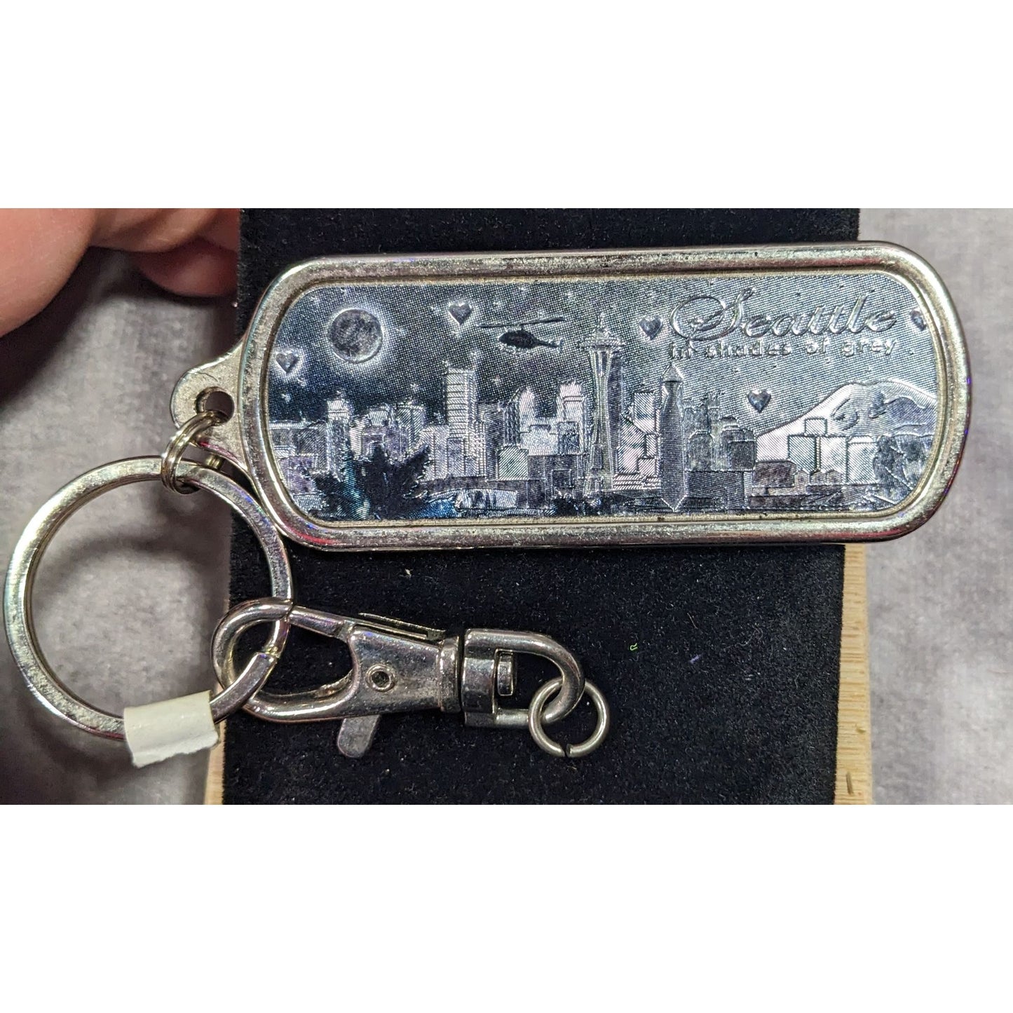Seattle Shades Of Grey Souvenir Metal Keychain
