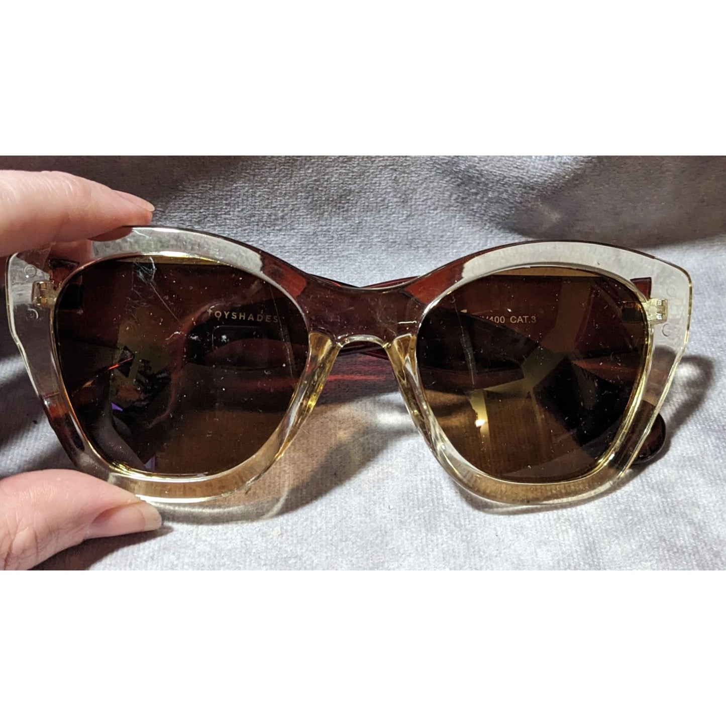 Toyshades Retro Cateye Earth Tone Sunglasses