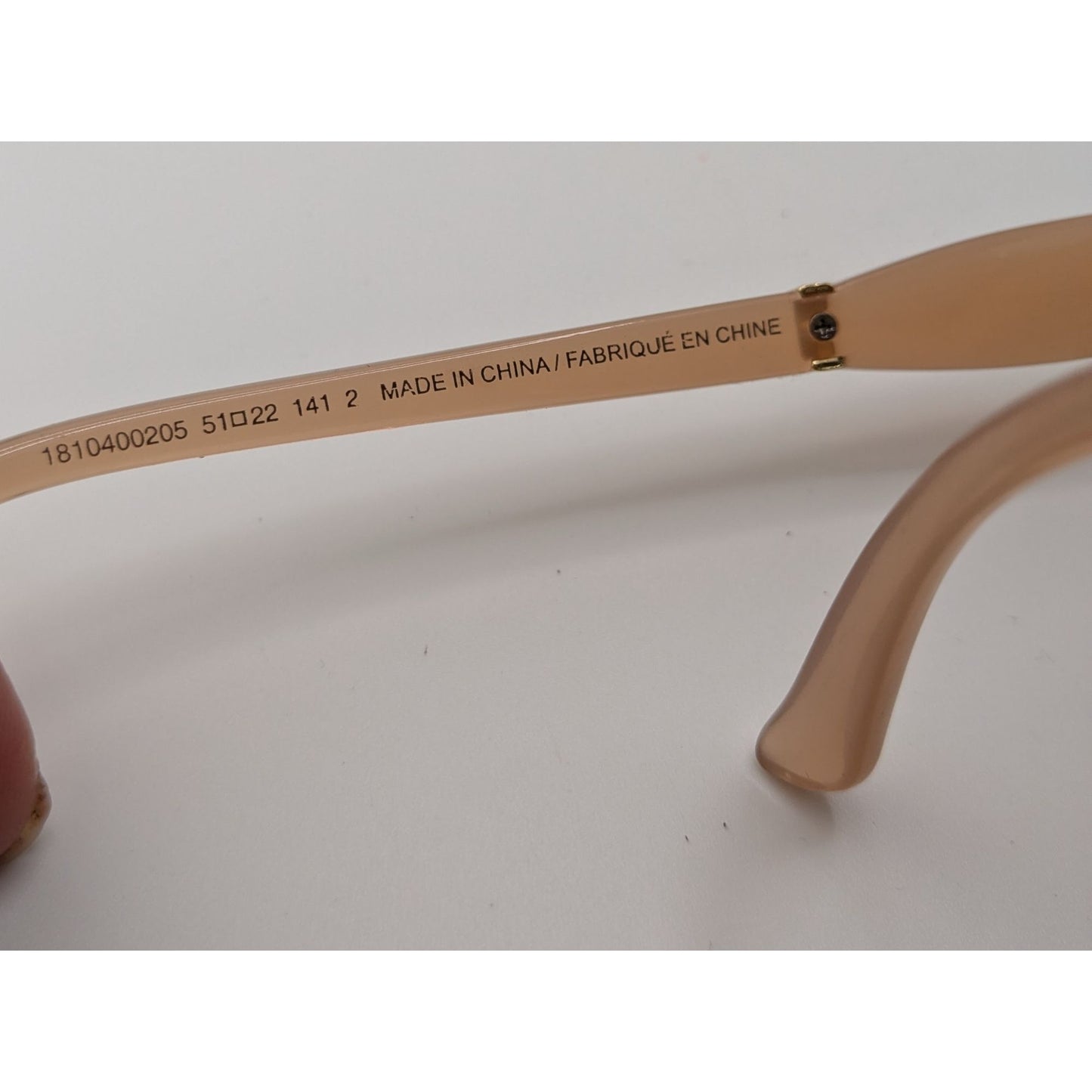 American Eagle Womens Retro Sunglasses Beige Frame Gradient Lenses