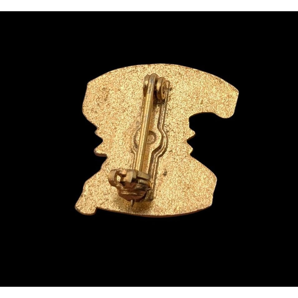 Juliette Low Birthplace Gold Tone Girl Scout Pin 1/2 Inch Vintage Collectible