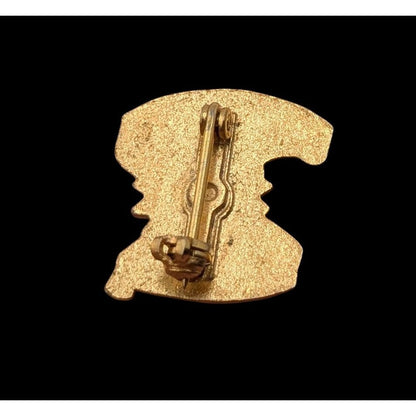 Juliette Low Birthplace Gold Tone Girl Scout Pin 1/2 Inch Vintage Collectible
