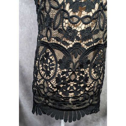 Lovers + Friends Caspian Black Lace Mini Shift Dress Size XS