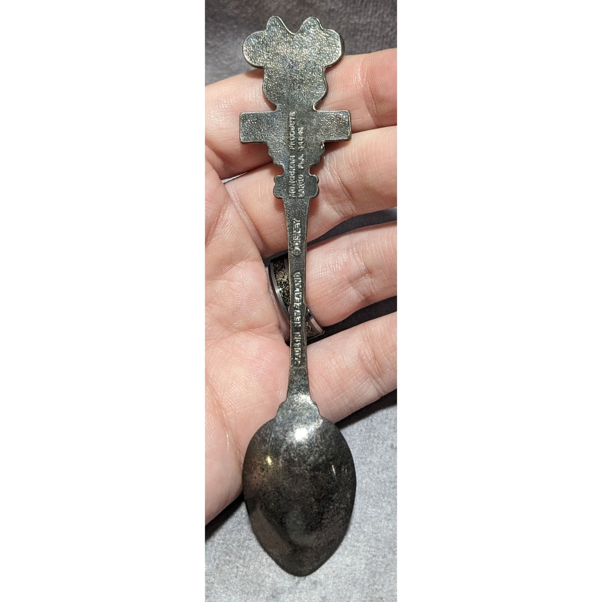 Vintage Disney Minnie Mouse Metal Silver Tone Souvenir Spoon 5 Inch