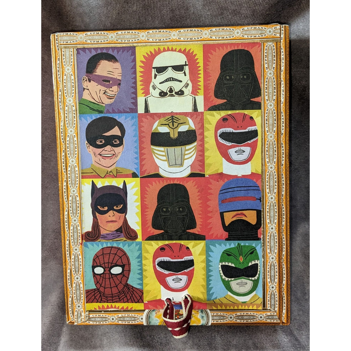 Handmade Geekcore Sci Fi Superhero Comic Art Upcycled Cigar Box Rachel W