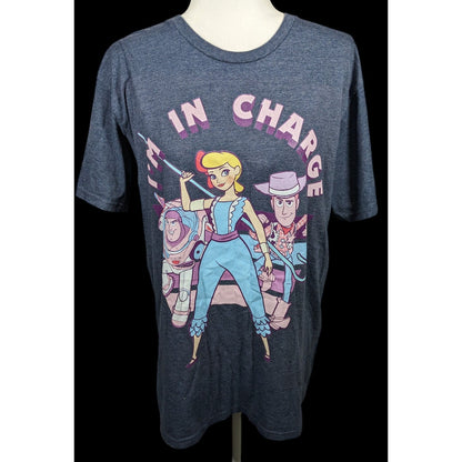 Toy Story I'm In Charge Grey Tee Size Large
