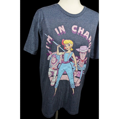 Toy Story I'm In Charge Grey Tee Size Large