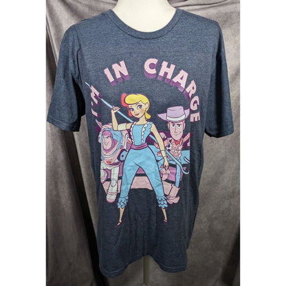 Toy Story I'm In Charge Grey Tee Size Large