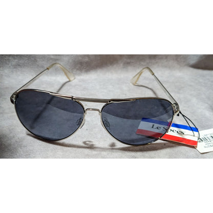 Le Specs Jamaica Silver Aviator Sunglasses