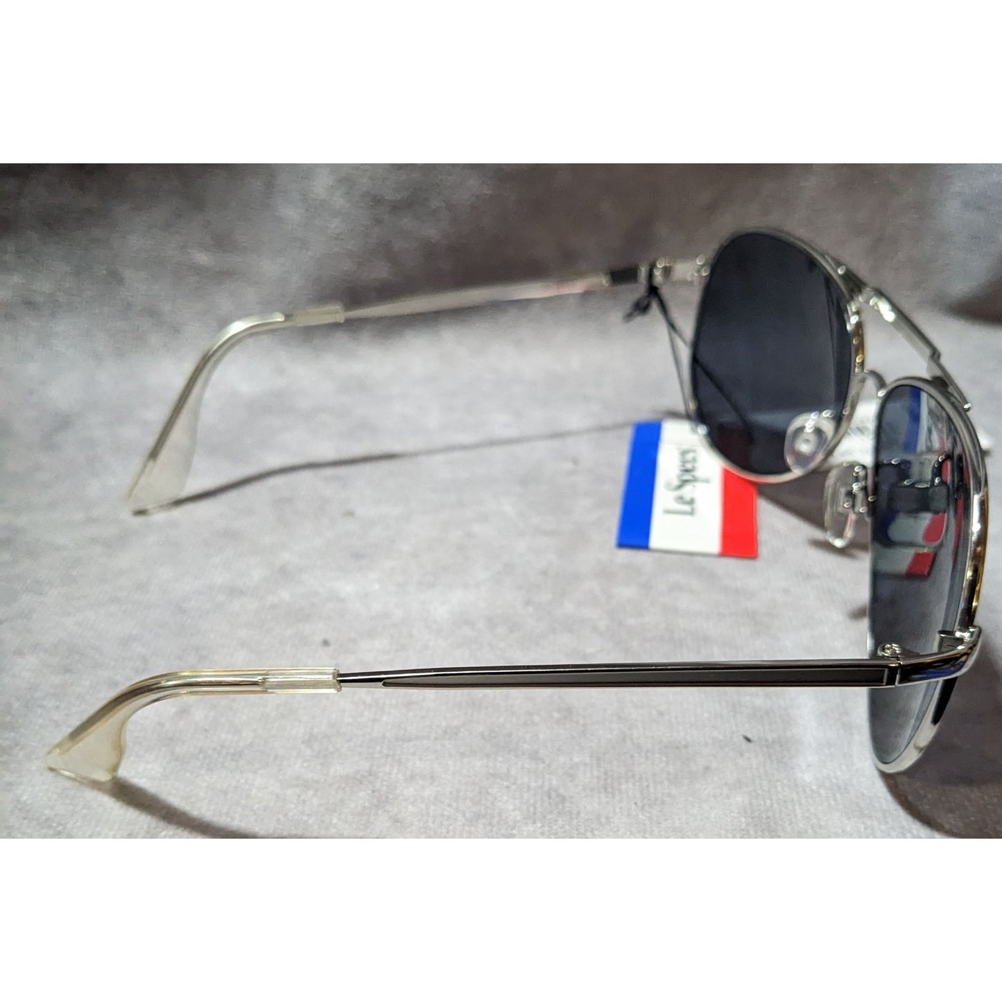 Le Specs Jamaica Silver Aviator Sunglasses