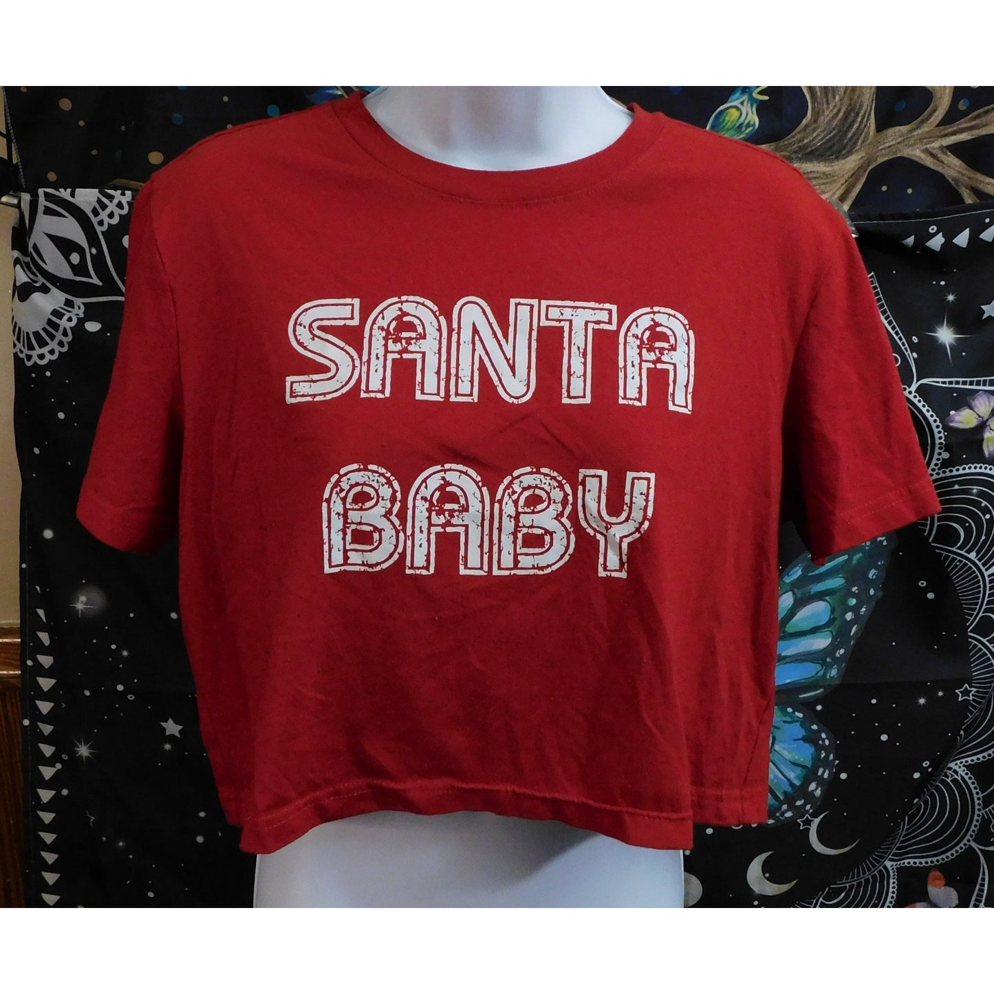 Colsie Santa Baby Christmas  Crop Top