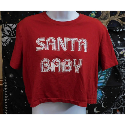 Colsie Santa Baby Christmas  Crop Top