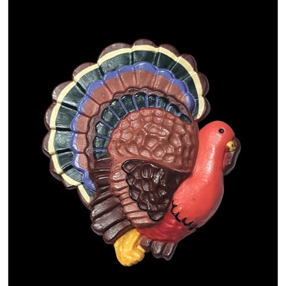 Vintage Thanksgiving Turkey Brooch by Hallmark