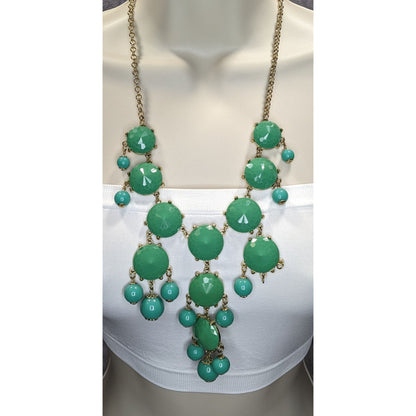 Y2K Bubble Bib Statement Necklace