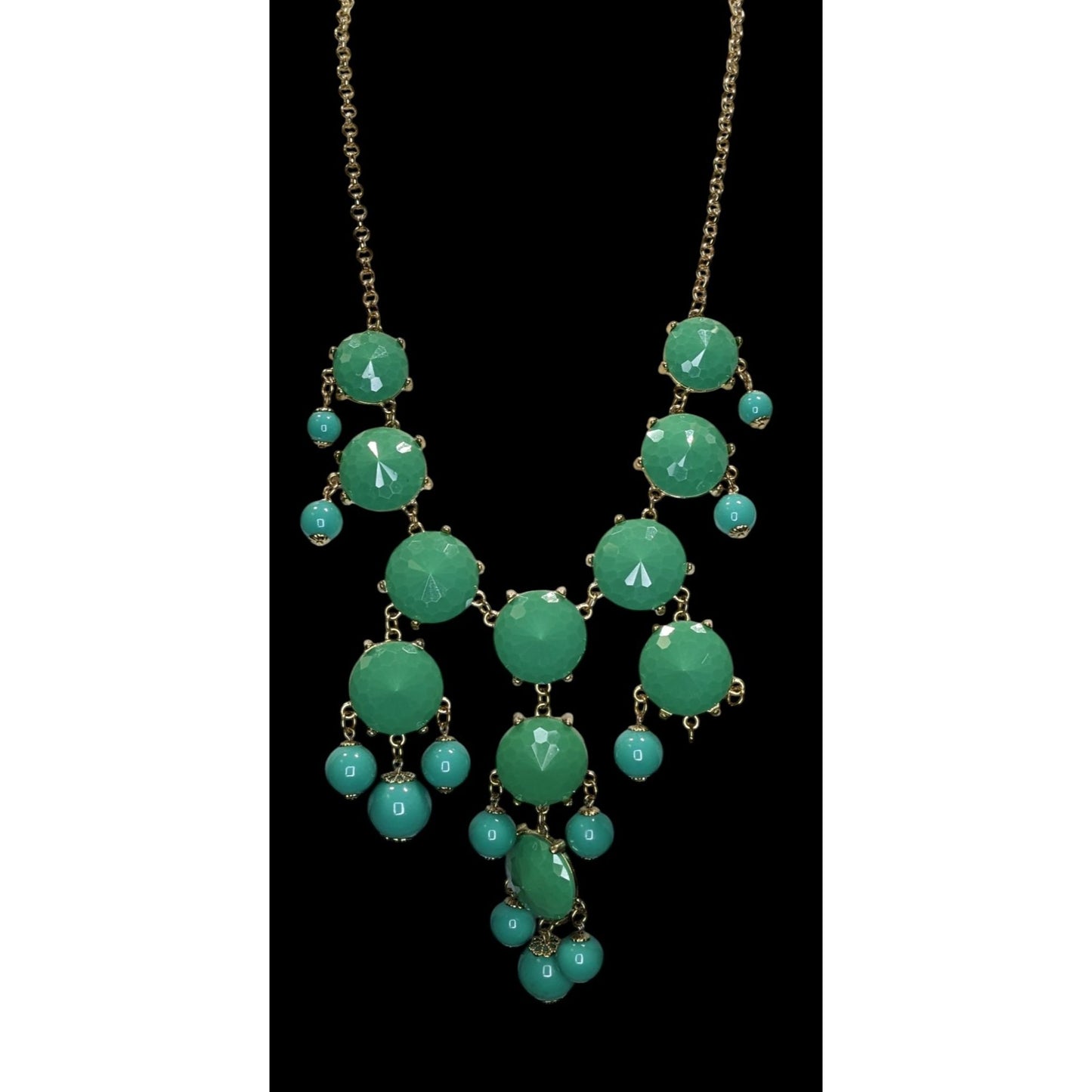 Y2K Bubble Bib Statement Necklace